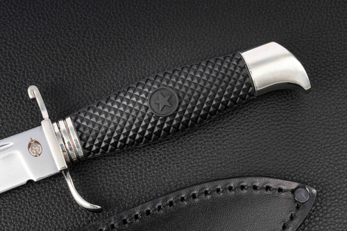 Нож Финка НКВД Х12мф эластрон черный Андреев