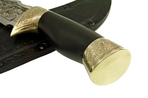 Нож Тур - граб/мельхиор Беркут Кизляр