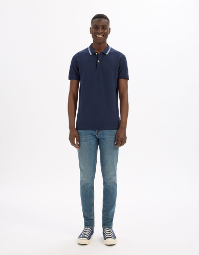 Рубашка поло Celio Dark Blue