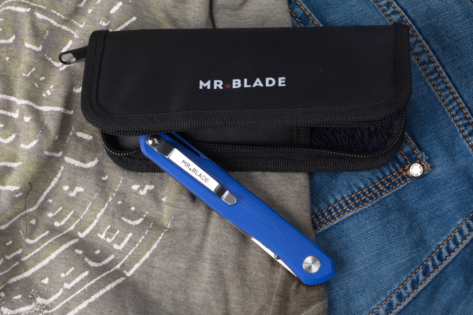 Нож складной astris G10 blue автограф