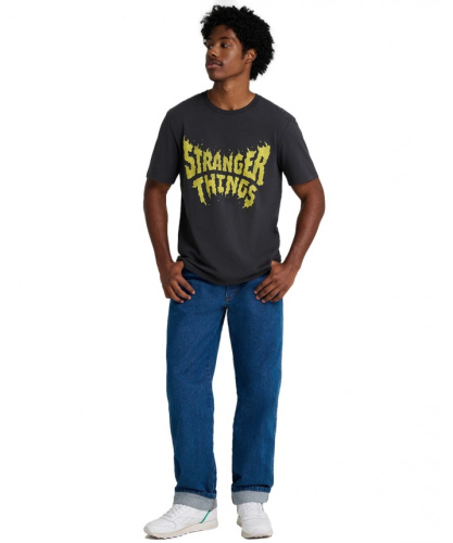 Кофта Wrangler STRANGER THINGS TEE WASHED BLACK 