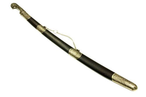 Шашка сувенирная (кожа мельхиор) модель №1 (Шамиль) Беркут