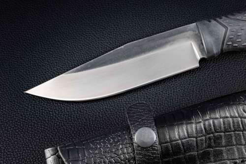 Нож Терек AUS-8 эластрон черный Андреев