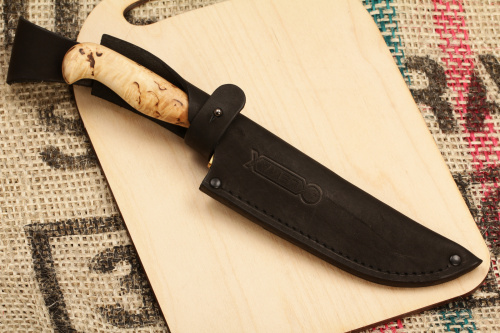 Нож Узбекский (Х12МФ, карельская берёза)