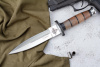Нож КО-1 Дерево/Кожа  с символикой Министерство Обороны Кизляр Нож КО-1 Дерево/Кожа  с символикой Министерство Обороны Кизляр