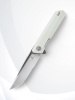 Нож Bestechman Dundee satin/grey titanized сталь D2, рукоять White G10