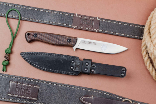 Нож Тайга 120 орех Х12МФ Андреев