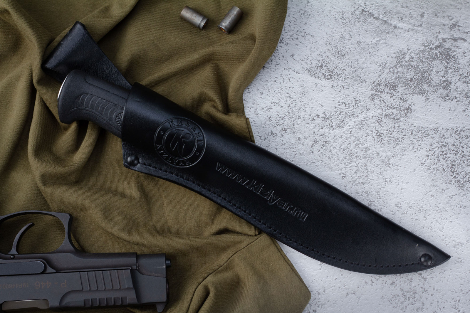 Нож Колыма-1 с символикой ВМФ