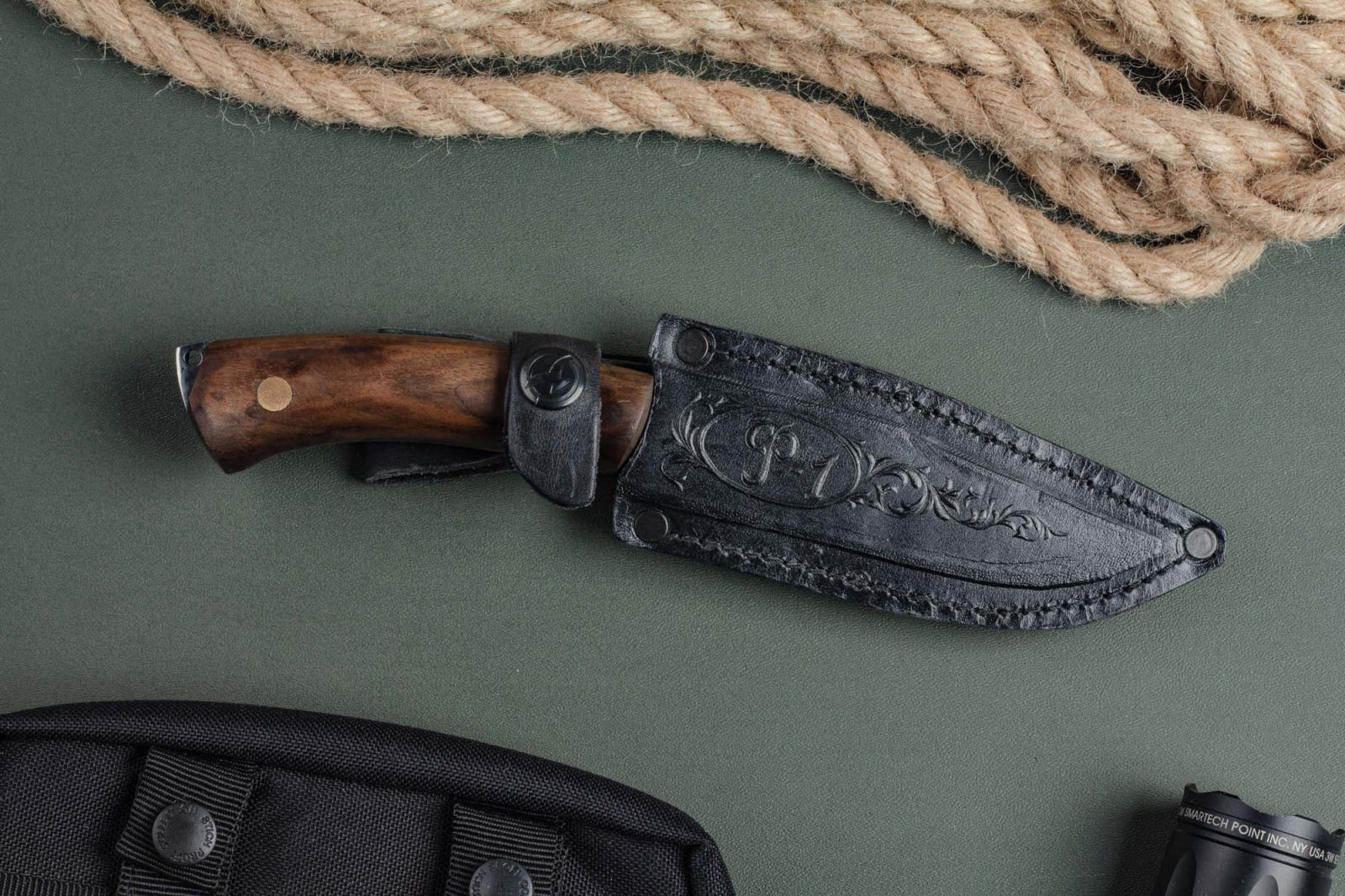 Нож Ф-1- Х12МФ/D2/клепанный Беркут Кизляр