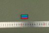 Нашивка из ПВХ Флаг Дагестана 30х20 black Нашивка из ПВХ Флаг Дагестана 30х20 black