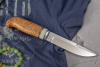 Финский Нож 4 (D2, карельская береза, акрил, дюраль) Стальные бивни