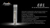Фонарь Fenix E01 Nichia white GS