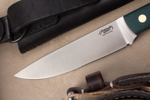 Нож ТКК N690 изумруд конвекс Южный Крест