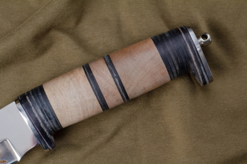 Нож Ш-5 Дерево/Кожа c символикой УИН Нож Ш-5 Дерево/Кожа c символикой УИН