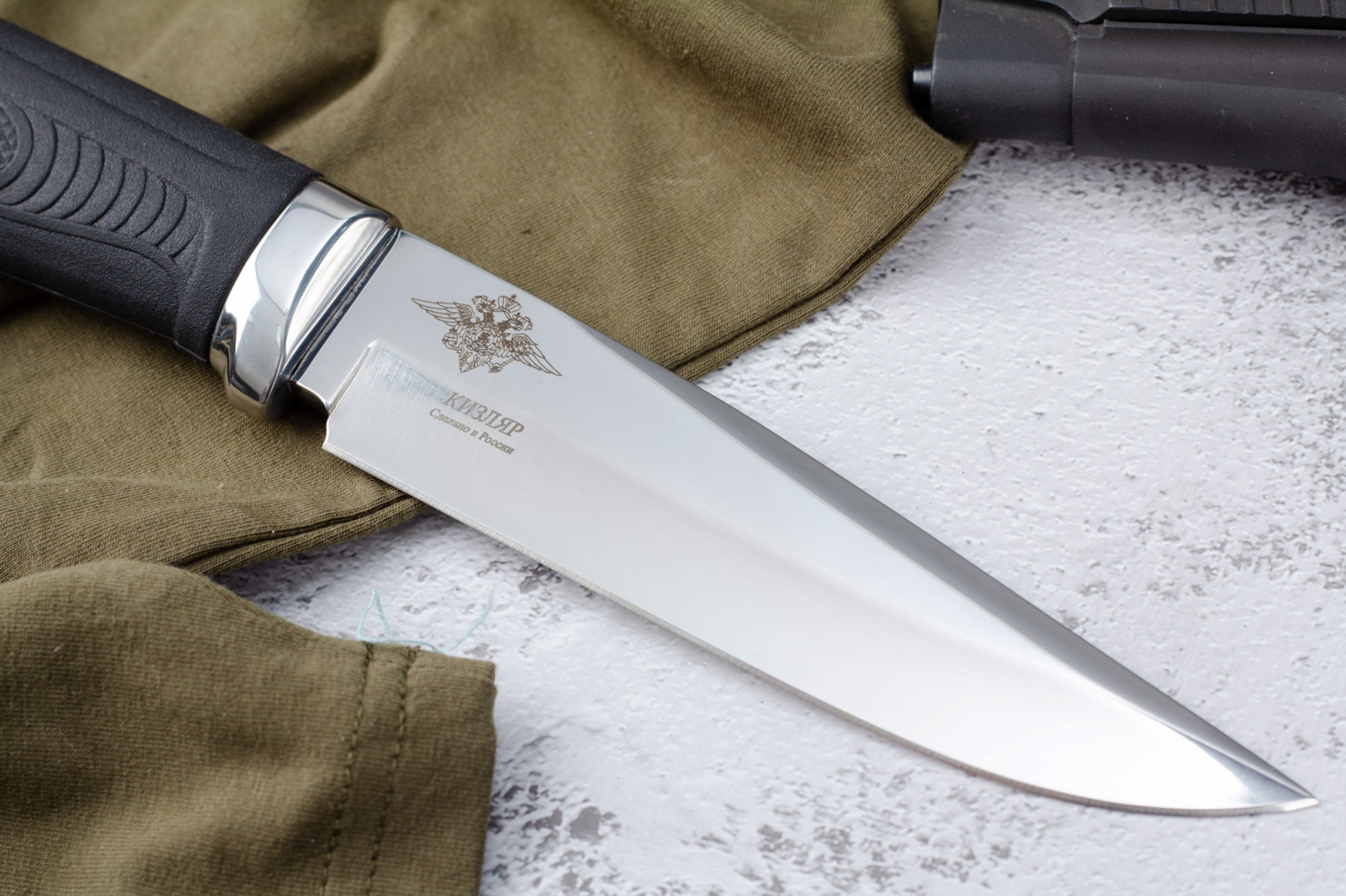 Нож Байкал-2  с символикой МВД