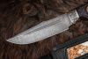 Нож Волк граб/дамаск Адамов