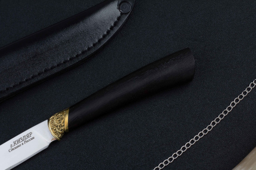 Нож Ш-1 65х13 латунь граб Беркут Кизляр