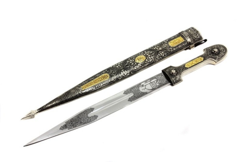 Кинжал сувенирный (мельхиор) модель №4
