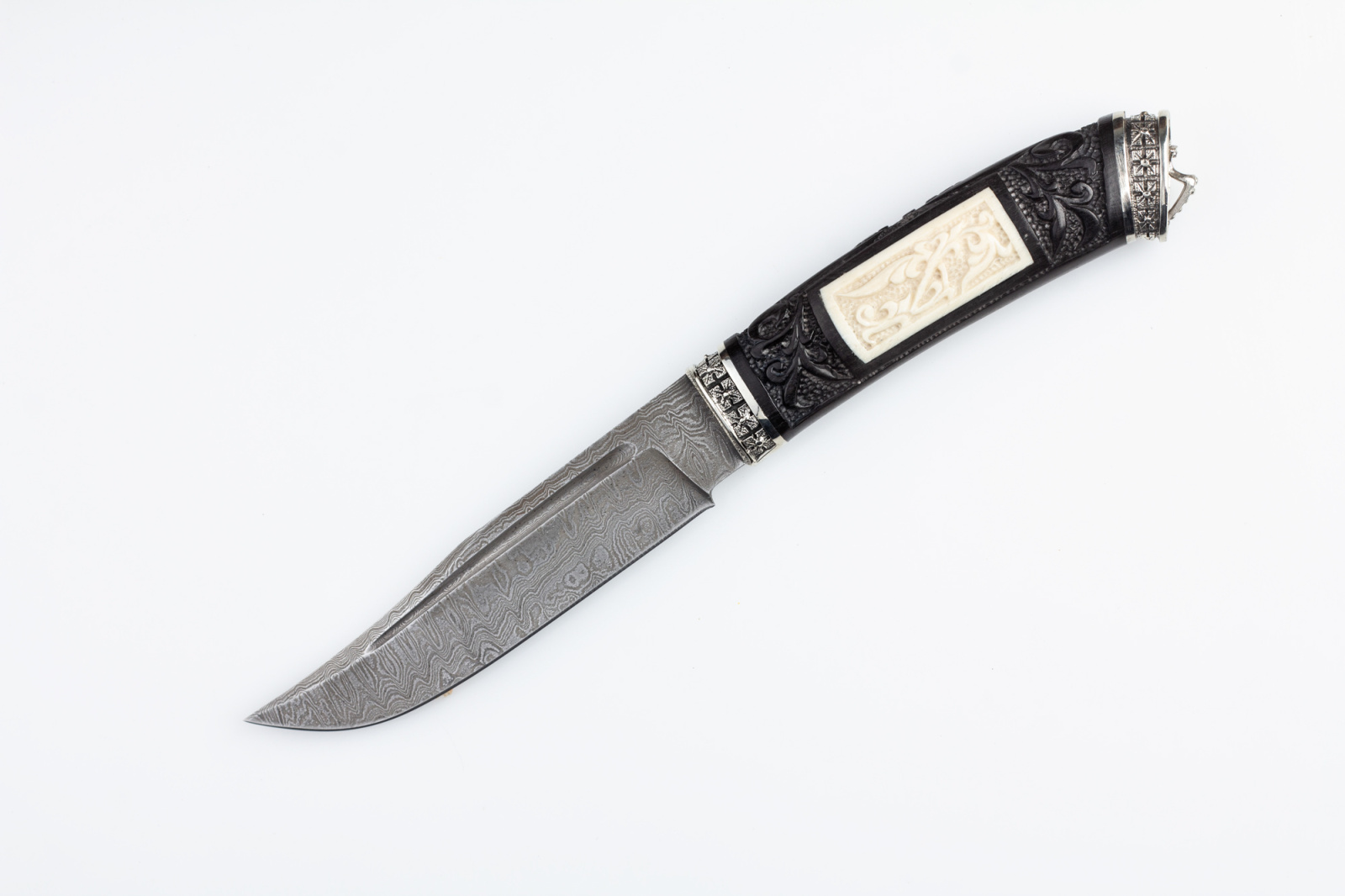 Нож Клык-2 дамаск Адамов