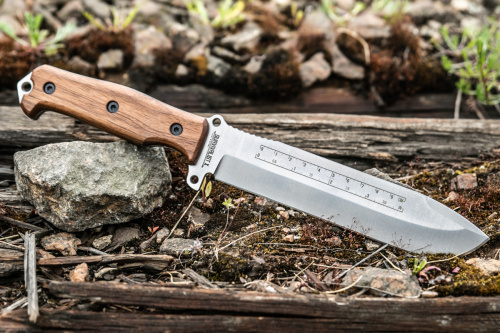 Нож Survivalist X AUS-8 Walnut