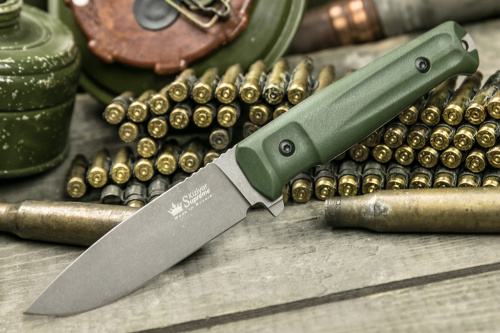 Нож Sturm PGK Tacwash Olive Kraton