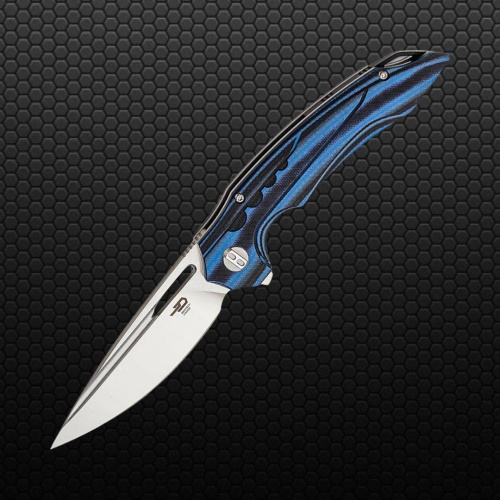 Нож складной Bestech Ornetta Gmascus Blue N690