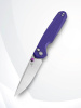 Нож Bestechman Velix Satin сталь 14C28N рукоять Purple G10