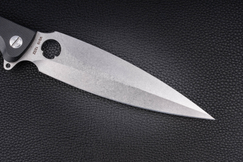 Складной нож Daggerr Vendetta Liner Lock stonewash сталь VG10, рукоять black G10 Складной нож Daggerr Vendetta Liner Lock stonewash сталь VG10, рукоять black G10