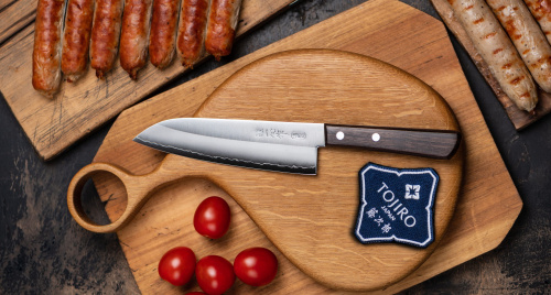 Кухонный нож Японский Шеф Сантоку Kanetsugu 2003