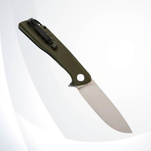 Складной нож Petrified Fish Loco сталь D2, рукоять Green G10