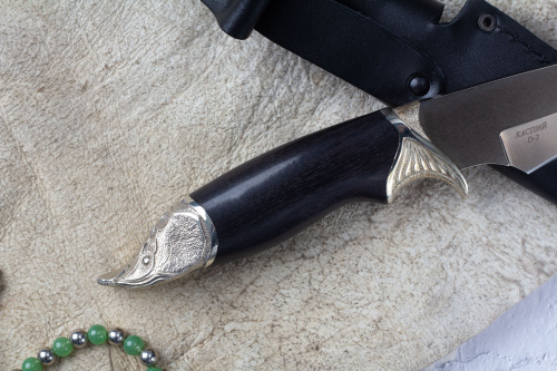 Нож Каспий Сталь D2 Мельхиор Нож Каспий Сталь D2 Мельхиор