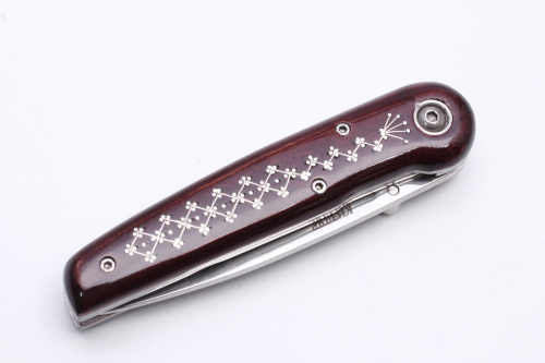 Нож складной Байкер-2 Граб Унцукульская насечка Нож складной Байкер-2 Граб Унцукульская насечка