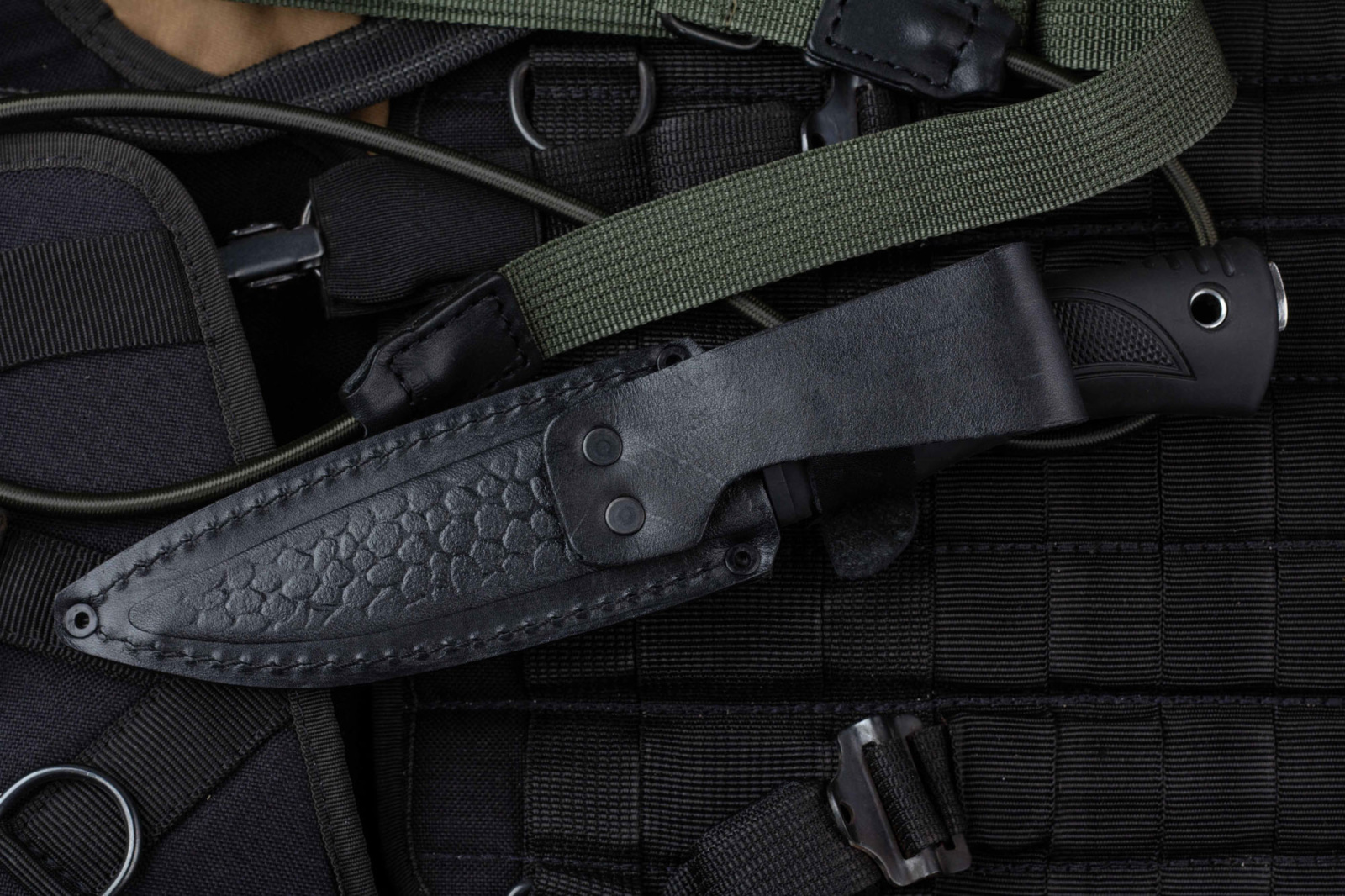 Нож Енот - 65х13/резина Беркут Кизляр Нож Енот - 65х13/резина Беркут Кизляр