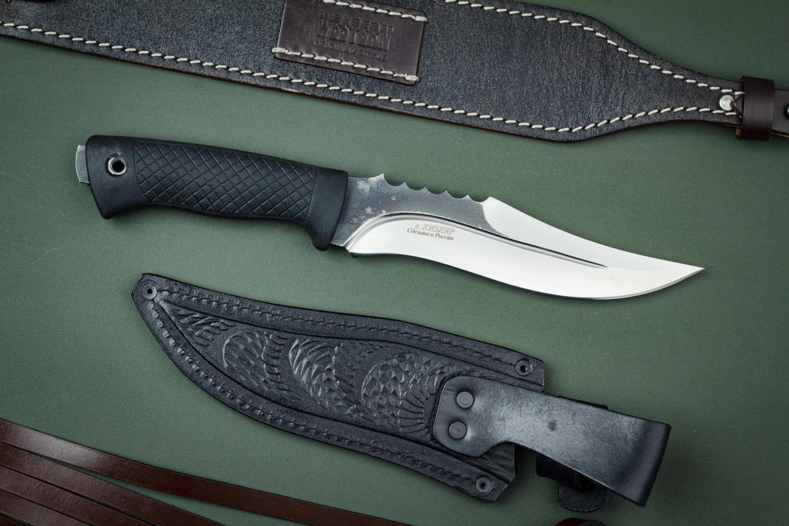 Нож Хищник - D2 резина Беркут Кизляр Нож Хищник - D2 резина Беркут Кизляр